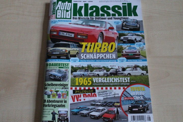 Deckblatt Auto Bild Klassik (08/2015)